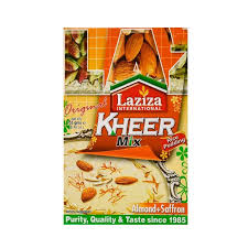 LAZIZA KHEER MIX ALMOND AND SAFFRON 155G