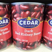 RED KIDNEY BEANS CEDAR 540ML
